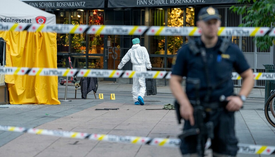 To personer ble drept i en skyting ved utesteder i Oslo sentrum natt til lørdag. Politiet etterforsker hendelsen som terror.Foto: Javad Parsa / NTB To personer ble drept i en skyting ved utesteder i Oslo sentrum natt til lørdag. Politiet etterforsker hendelsen som terror.Foto: Javad Parsa / NTB