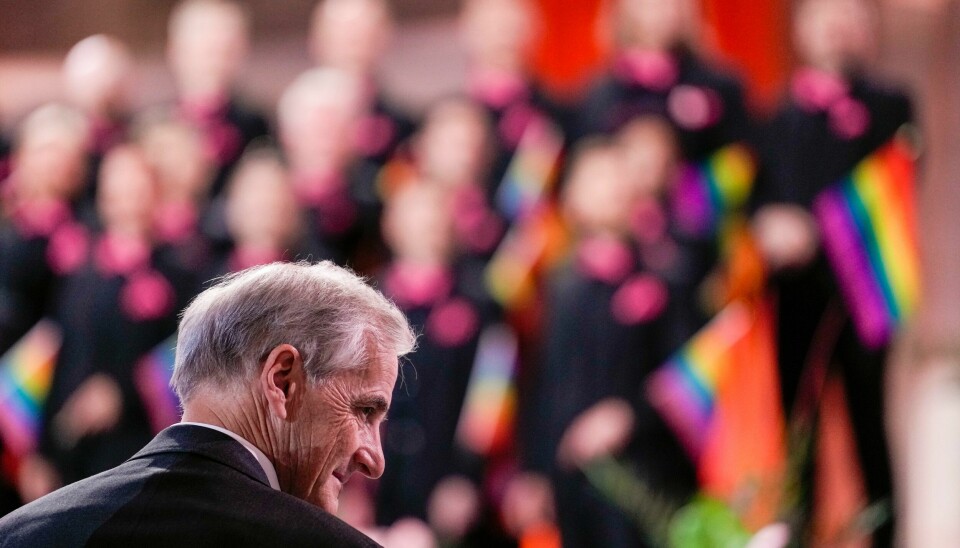 Statsminister Jonas Gahr Støre (Ap) deltok torsdag på Oslo kommune og regjeringens offisielle markering av skeivt kulturår og feiring av Oslo Pride i Oslo rådhus. Nå gir han uttrykk for forferdelse over nattens skyting.Foto: Javad Parsa / NTB Statsminister Jonas Gahr Støre (Ap) deltok torsdag på Oslo kommune og regjeringens offisielle markering av skeivt kulturår og feiring av Oslo Pride i Oslo rådhus. Nå gir han uttrykk for forferdelse over nattens skyting.Foto: Javad Parsa / NTB