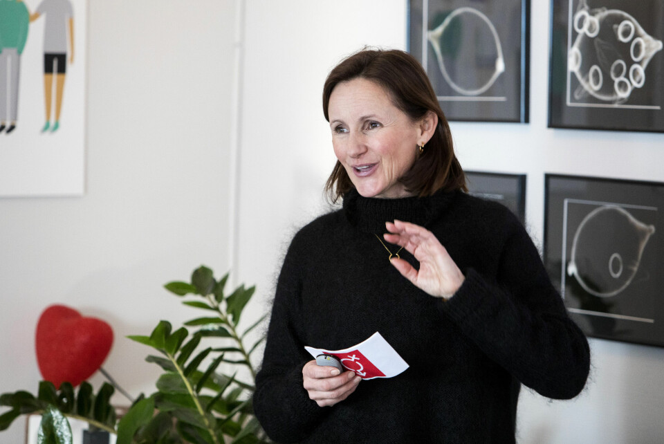 Daglig leder Maria Røsok på Sex og samfunn i Oslo. Klinikken bistår unge over hele landet med spørsmål rundt seksualitet. For ordens skyld: Bildet er tatt i en helt annen sammenheng. Røsok