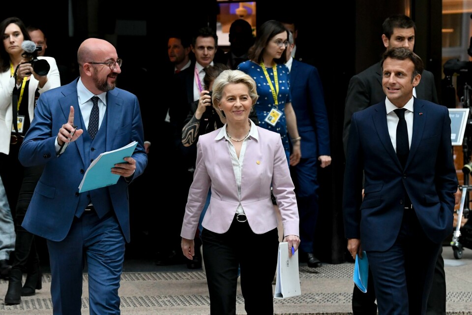Fra EU-toppmøtet i Brussel. Foto: Ministerrådet Fra EU-toppmøtet i Brussel