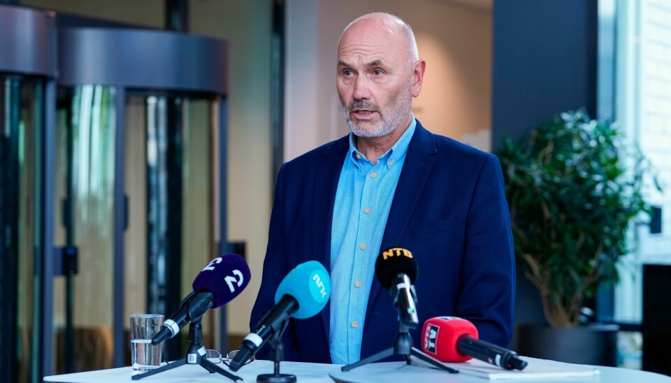 Fungerende PST-sjef Roger Berg på pressekonferansen lørdag ettermiddag. Foto: Javad Parsa / NTB PST-sjef Roger Berg under pressekonferansen lørdag ettermiddag.Foto: Javad Parsa / NTB