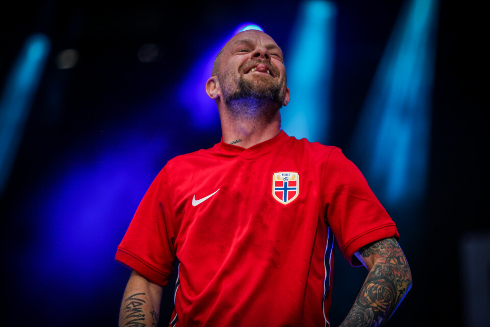 Ivan Moody i Five Finger Death Punch, på Tons of Rock 2022. Tons of Rock.