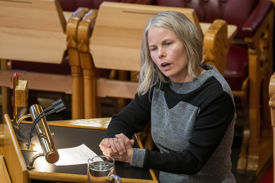 Kirsti Bergstø er nå eneste kandidat til ledervervet i SV. Kirsti Bergstø er nå eneste kandidat til ledervervet i SV.