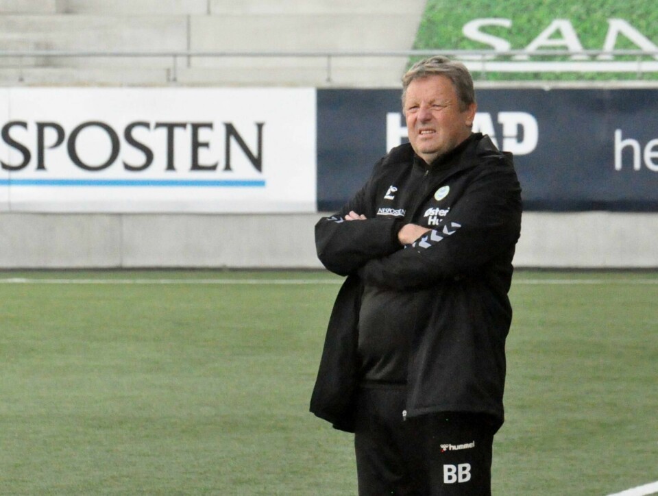 Sandnes Ulf-trener Bjarne Berntsen. Bjarne Berntsen