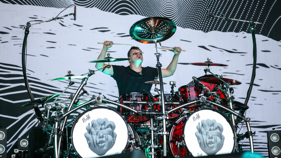 Trommeslager Ray Luzier og Korn på Tons of Rock. Tons of Rock