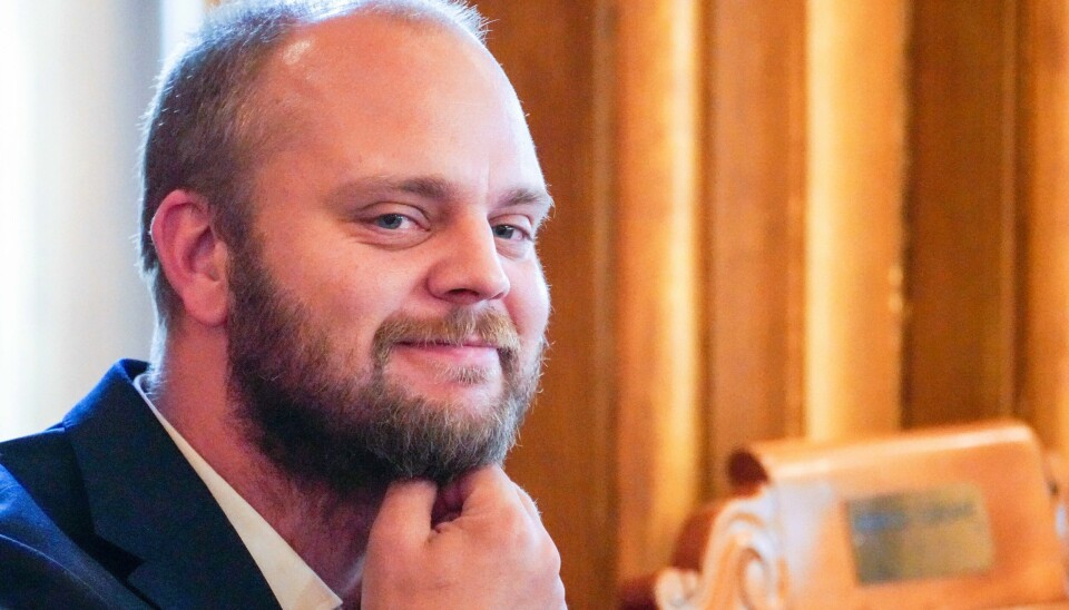 Mímir Kristjánsson tråkket i salaten i Bergen forrige helg. .