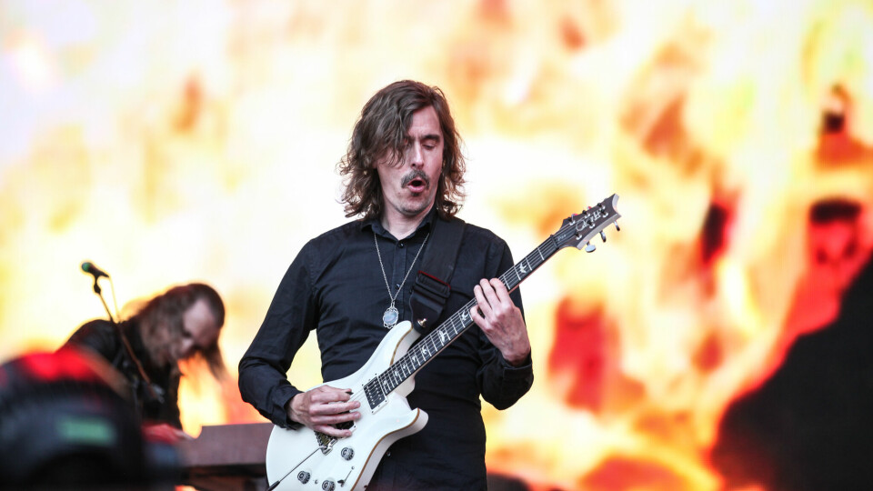 Mikael Åkerfeld i svenske Opeth på Tons of Rock. Tons of Rock