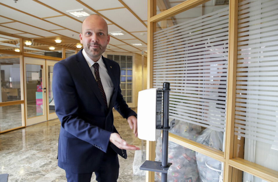 Sarpsborg-ordfører, fylkesordførerkandidat og leder av Østfold Arbeiderparti, Sindre Martinsen-Evje. Sarpsborg-ordfører, fylkesordførerkandidat og leder av Østfold Arbeiderparti Sindre Martinsen-Evje.