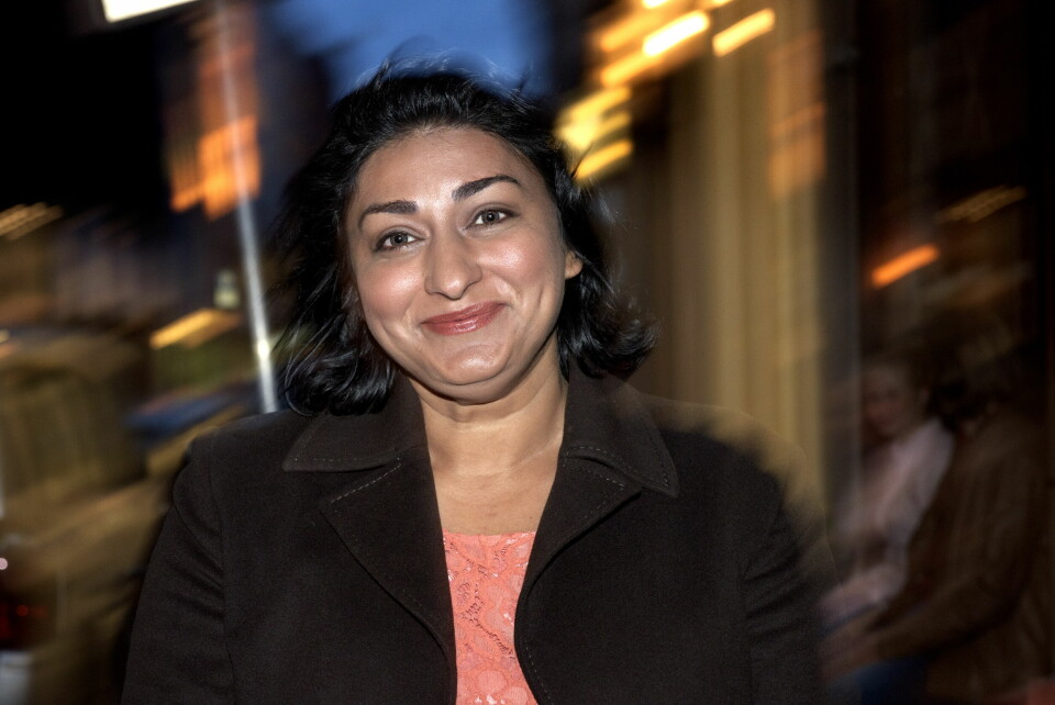 Shabana Rehman, her ved valgvake for Miljøpartiet De Grønne i 2015 Shabana Rehman, her ved valgvake for Miljøpartiet De Grønne i 2015