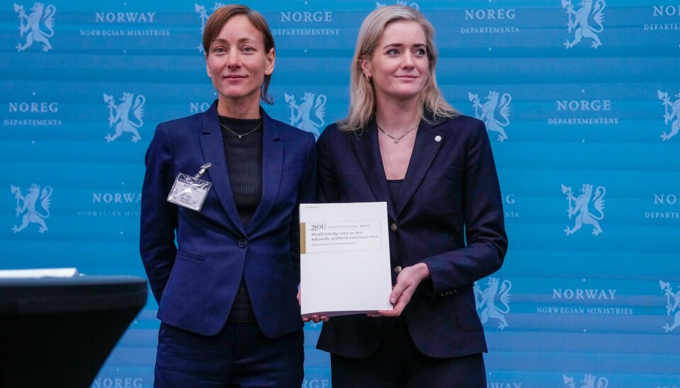 Justis- og beredskapsminister Emilie Enger Mehl (Sp) mottok rapporten der Straffelovrådet har utredet straffelovens kapittel om seksuallovbrudd fra leder i utvalget Linda Gröning 19. desember 2022. De har kommet med en rekke forslag til lovendringer.