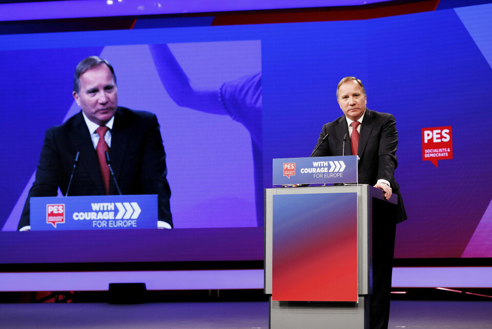 Stefan Löfven har tatt over som president i Det europeiske sosialdemokratiske parti (PES). Stefan Löfven har tatt over som president i Det europeiske sosialdemokratiske parti (PES).