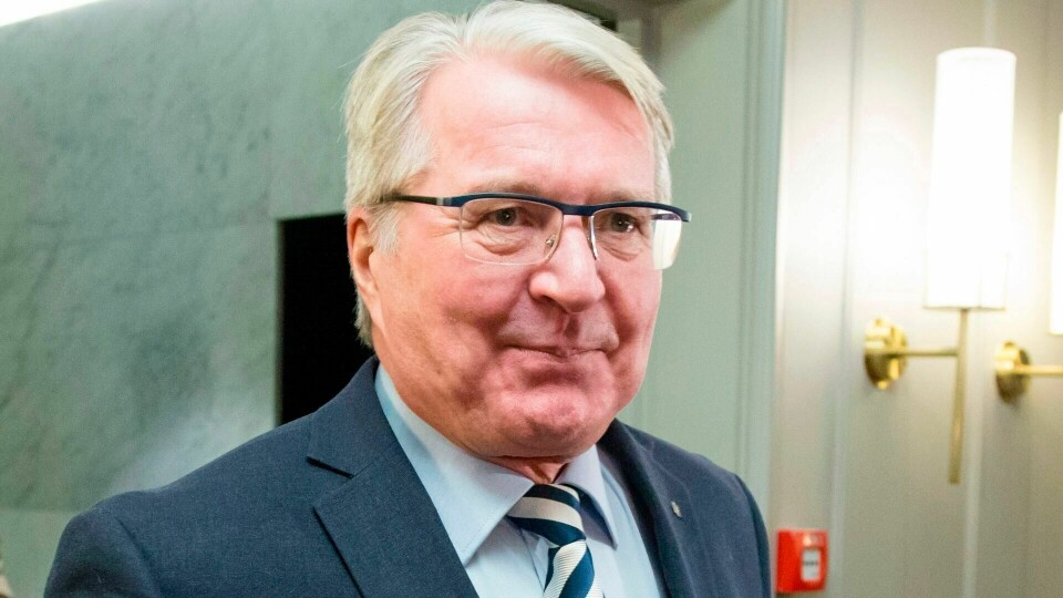 Fabian Stang, her under nominasjonsmøtet i Oslo Høyre, 2017. Fabian Stang, her under nominasjonsmøtet i Oslo Høyre, 2017