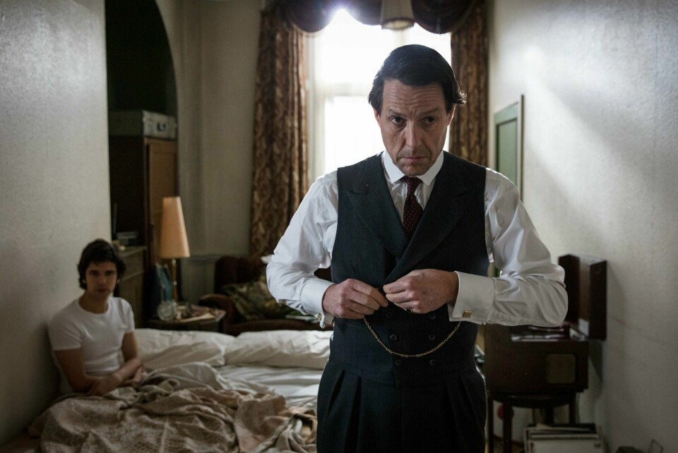 Ben Wishaw og Hugh Grant i «A Very English Scandal». Ben Wishaw og Hugh Grant i «A Very English Scandal».