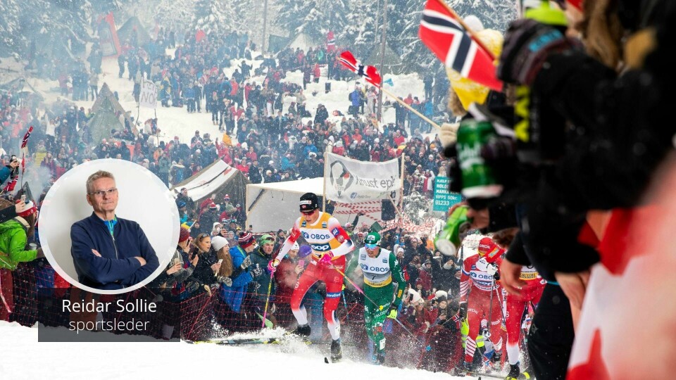 Amerikanerne har sin Superbowl, nordmenn har femmila, skriver Reidar Sollie i denne kommentaren. Amerikanerne har sin Superbowl, nordmenn har femmila, skriver Reidar Sollie i denne kommentaren.