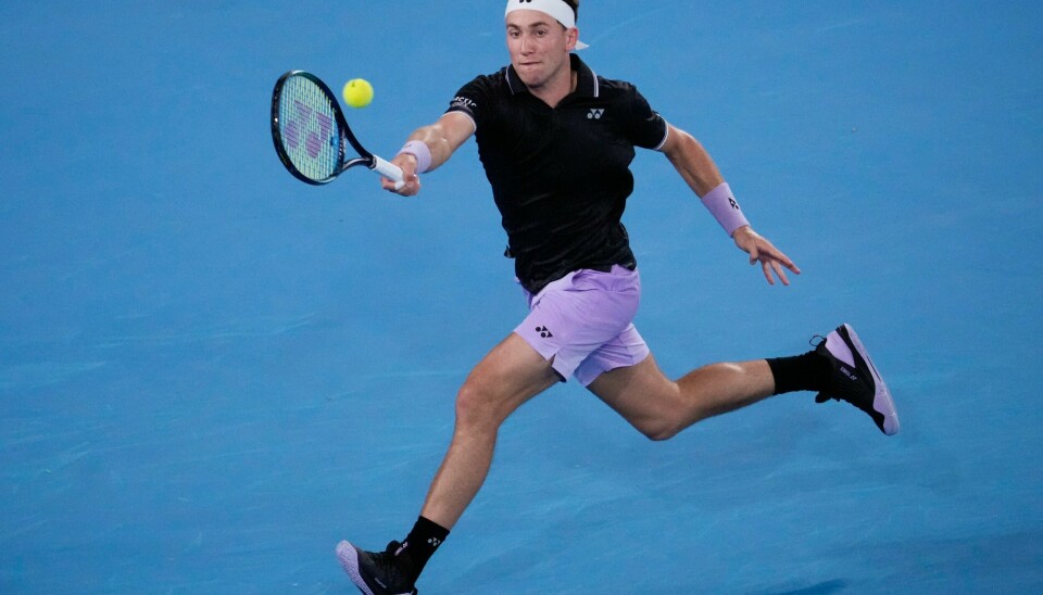 Casper Ruud er videre i Australian Open. Casper Ruud er videre i Australian Open. Foto: Dita Alangkara / AP / NTB