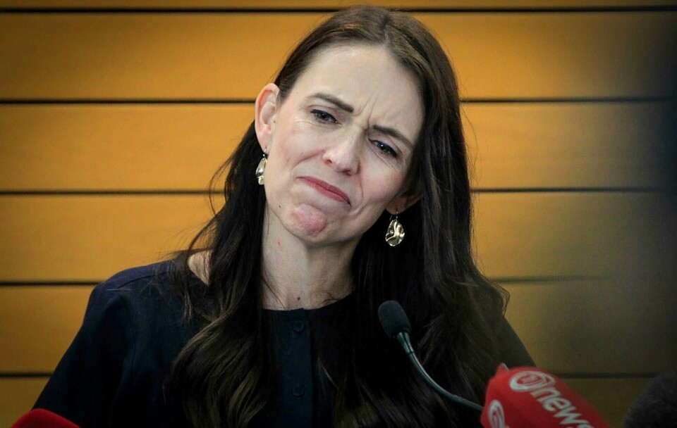 New Zealands statsminister Jacinda Ardern går av i februar. Foto: Warren Buckland / New Zealand Herald via AP / NTB New Zealands statsminister Jacinda Ardern går av i februar. Foto: Warren Buckland / New Zealand Herald via AP / NTB