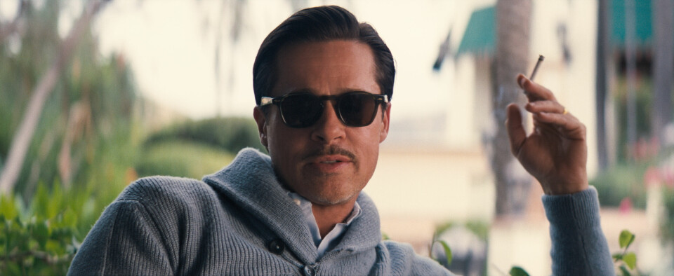 Det alkoholiserte Hollywood-idolet Jack Conrad spilles av Brad Pitt i «Babylon». «Babylon»
