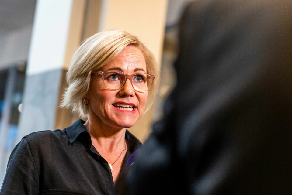 Helse- og omsorgsminister Ingvild Kjerkol. Helse- og omsorgsminister Ingvild Kjerkol (Ap) i Marmorhallen i Oslo i april.Foto: Håkon Mosvold Larsen / NTB
