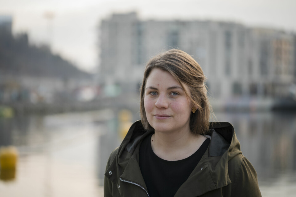 Ragnhild Kaski, generalsekretær i Av-og-til. Ragnhild Kaski, generalsekretær i Av-og-til.