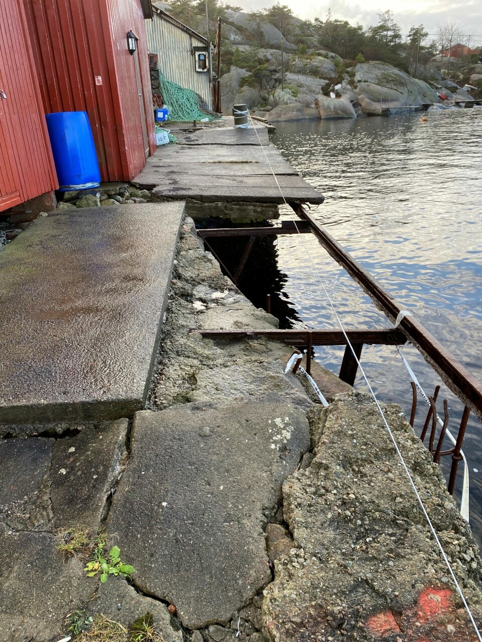 Kaifront Papperhavn. Kaifront Papperhavn.