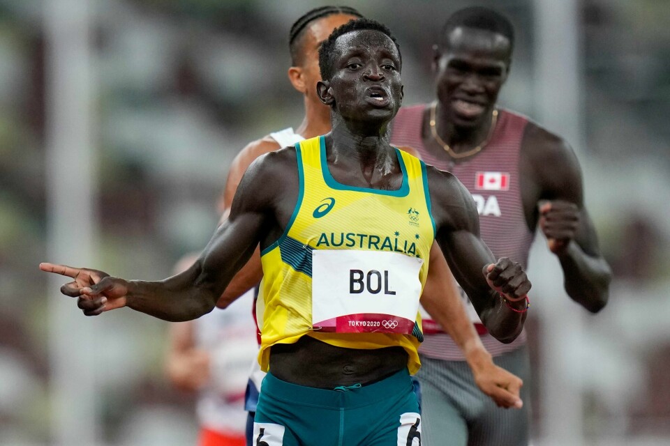 Den australske 800 meter løperen Peter Bol er tatt for doping. Den australske 800 meter løperen Peter Bol er tatt for doping. Foto: AP Photo/Petr David Josek, File/NTB.