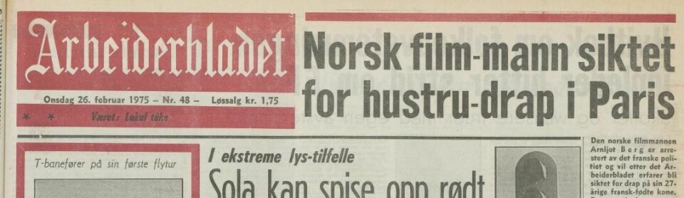 Faksimile Arbeiderbladet 26. februar 1972 Faksimile
