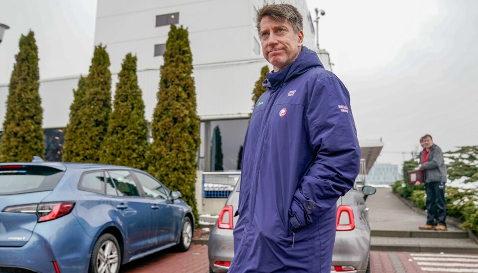 Håndballguttas landslagssjef Jonas Wille møter pressen mandag før siste gruppespillkamp mot Tyskland i håndball-VM. Håndballguttas landslagssjef Jonas Wille møter pressen mandag før siste gruppespillkamp mot Tyskland i håndball-VM. Foto: Stian Lysberg Solum / NTB