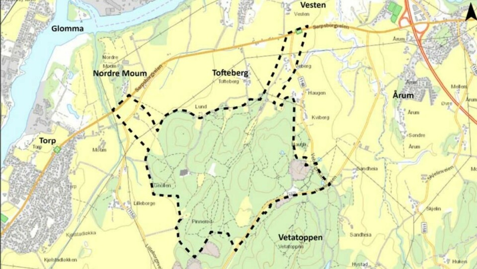 «Fredrikstad kommune skal snart sette namn på industriområdet som det private aksjeselskapet Viken Park bygger ut mellom Torp og Årum.»