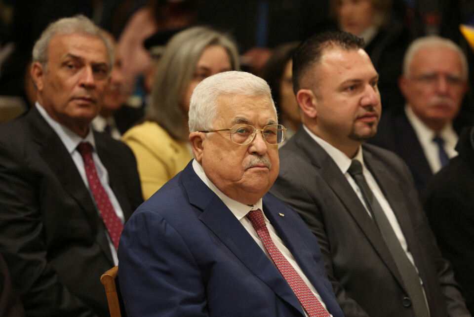 Palestinas president Mahmoud Abbas deltok på midtnattsmesse i Betlehem på den okkuperte Vestbredden 25. desember i fjor. Palestinas president Mahmoud Abbas deltok på midtnattsmesse i Betlehem på den okkuperte Vestbredden 25. desember i fjor.