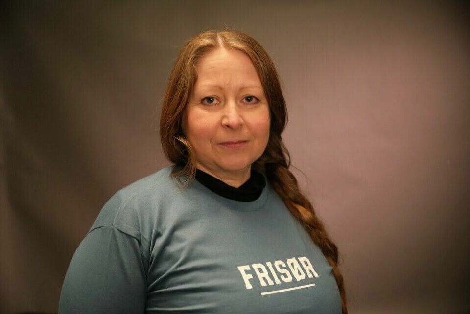 Vivian Jacobsen, leder for Frisørenes fagforening. Vivian Jacobsen, leder for Frisørenes fagforening.