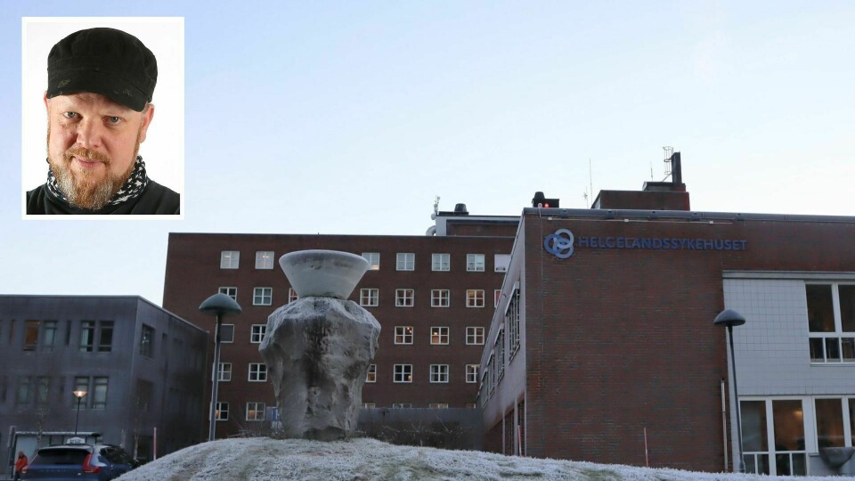 Egon Holstad, kommentator i iTromsø, sier det kunne blitt mange sykepleiere til 1,8 millioner kroner, som er årslønnen til den nye sykehusdirektøren til Helgelandssykehuset. Egon Holstad Helgelandssykehuset