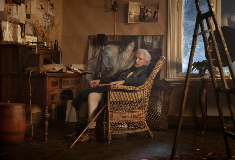 Anne Krigsvoll som Edvard Munch i spillefilmen «Munch» (2023) Anne Krigsvoll som Edvard Munch i spillefilmen «Munch» (2023)