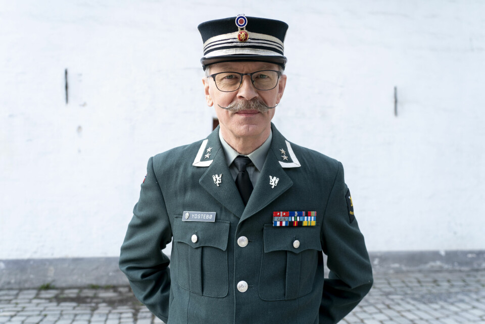 Oberstløytnant Palle Ydstebø ved Krigsskolen. Oberstløytnant Palle Ydstebø sier Russland kan svare på våpendonasjonene med økt mobilisering eller fortsatt terrorbombing.Foto: Terje Pedersen / NTB