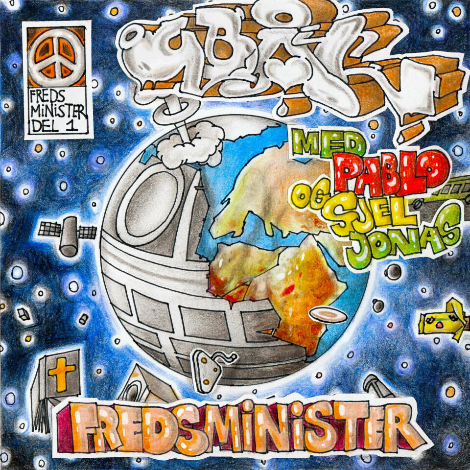 Neple har selv tegnet cover arten til det nye albumet. Cover art til albumet «Fredsminister Del 1» av Ubåt, Pablo P og Sjel Jonas.