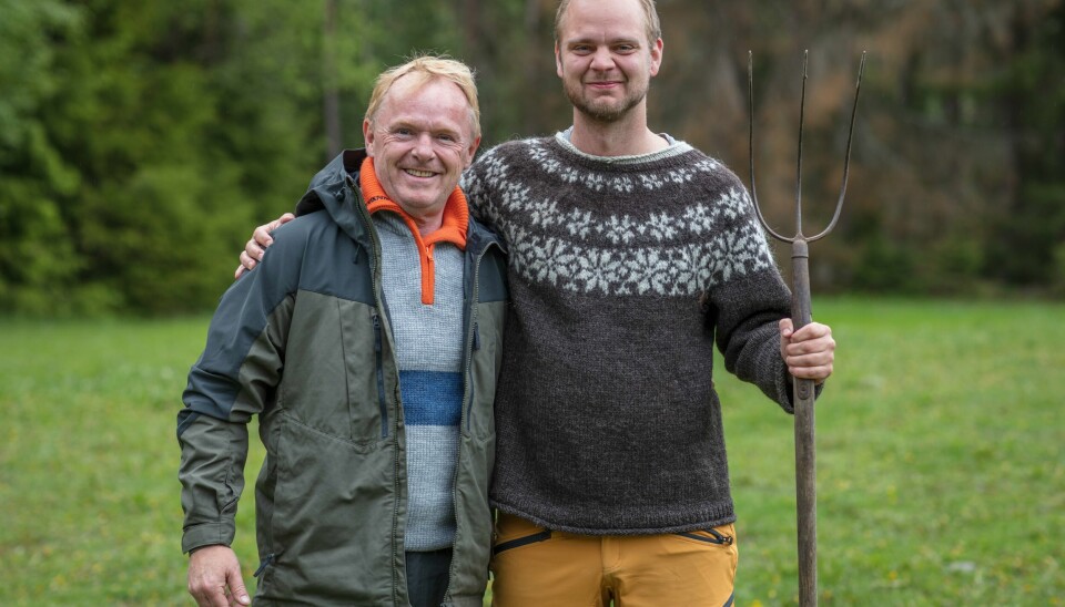 Per Sandberg og Mímir Kristjánsson ble rammet av bromance i reality-serien 'Farmen' i 2020. Farmen