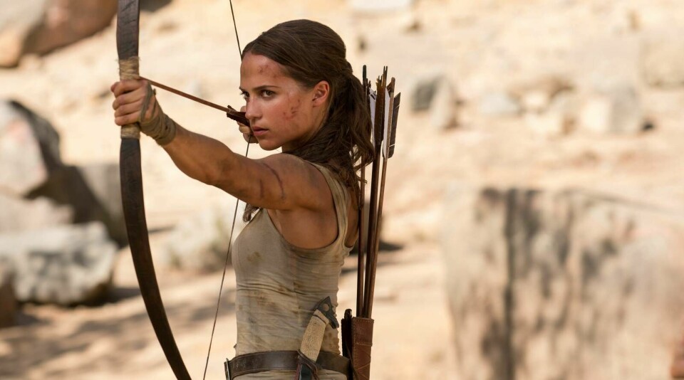 Alicia Vikander som Lara Croft i «Tomb Raider» fra 2018. Tomb Raider