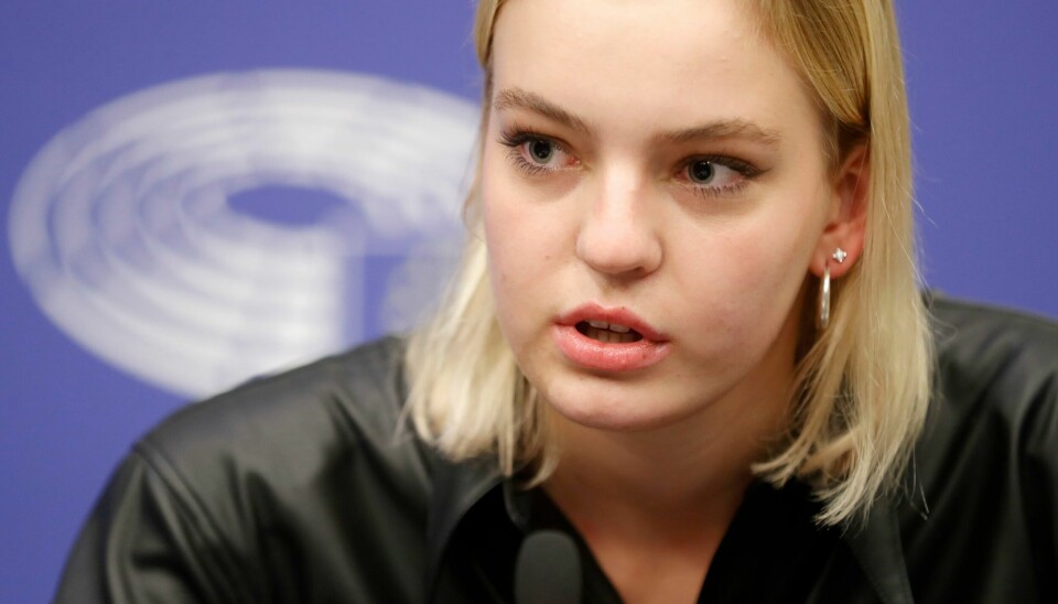 Daria (Dasha) Navalnaya er svært bekymret for faren Aleksej Navalnyj som sitter i fengsel i Russland. Her fra da hun talte i Europaparlamentet i Strasbourg i desember 2021. Daria (Dasha) Navalnaya er svært bekymret for faren Aleksej Navalnyj som sitter i fengsel i Russland. Her fra da hun talte i Europaparlamentet i Strasbourg i desember 2021.