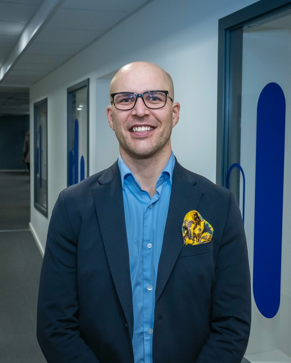 Sveinung Hetland, banksjef i Nordea Rogaland. Sveinung Hetland, banksjef i Nordea Stavanger.