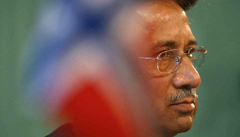Pakistans president Pervez Musharraf besøkte Norge og Telenor i 2006. Foto: Jon Eeg / NTB. Pakistans president Pervez Musharraf besøkte Norge og Telenor i 2006. Foto: Jon Eeg / NTB.