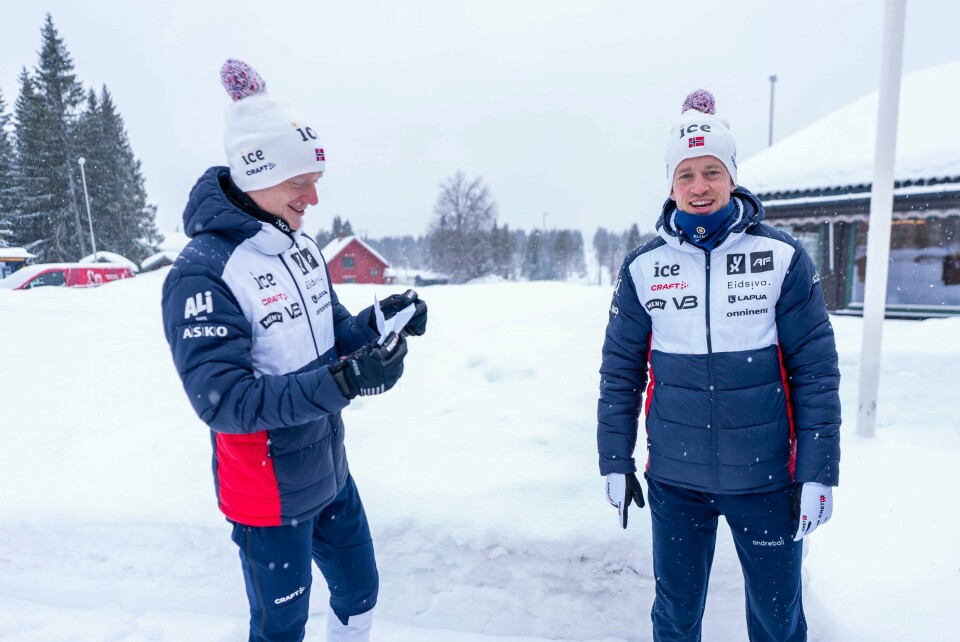 Tarjei Bø (t.h.) og veslebror Johannes Thingnes Bø er begge gode kandidatar til edelt metall i Oberhof. Tarjei Bø (t.h.) og veslebror Johannes Thingnes Bø er begge gode kandidatar til edelt metall i Oberhof. Foto: Håkon Mosvold Larsen / NTB / NPK