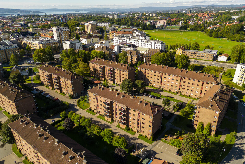 Dronebilde fra Bjølsen i Oslo. Illustrasjonsfoto: Håkon Mosvold Larsen / NTB
