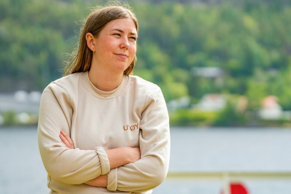 Et enstemmig sentralstyre i AUF har bestemt seg for å lansere kunnskapsminister Tonje Brenna som nestleder i Arbeiderpartiet. Her er AUF-leder Astrid Hoem på sommerleir på Utøya i 2022. Astrid Hoem under AUFs sommerleir på Utøya.Foto: Beate Oma Dahle / NTB