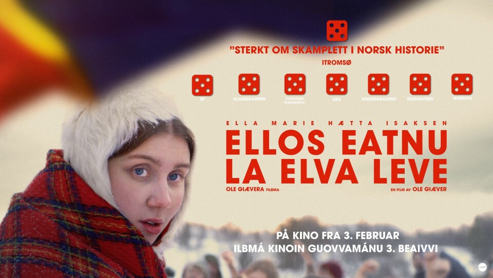 «Ellos eatnu - La elva leve», med Ella Marie Hætta Isaksen i hovedrollen «Ellos eatnu - La elva leve», med Ella Marie Hætta Isaksen i hovedrollen