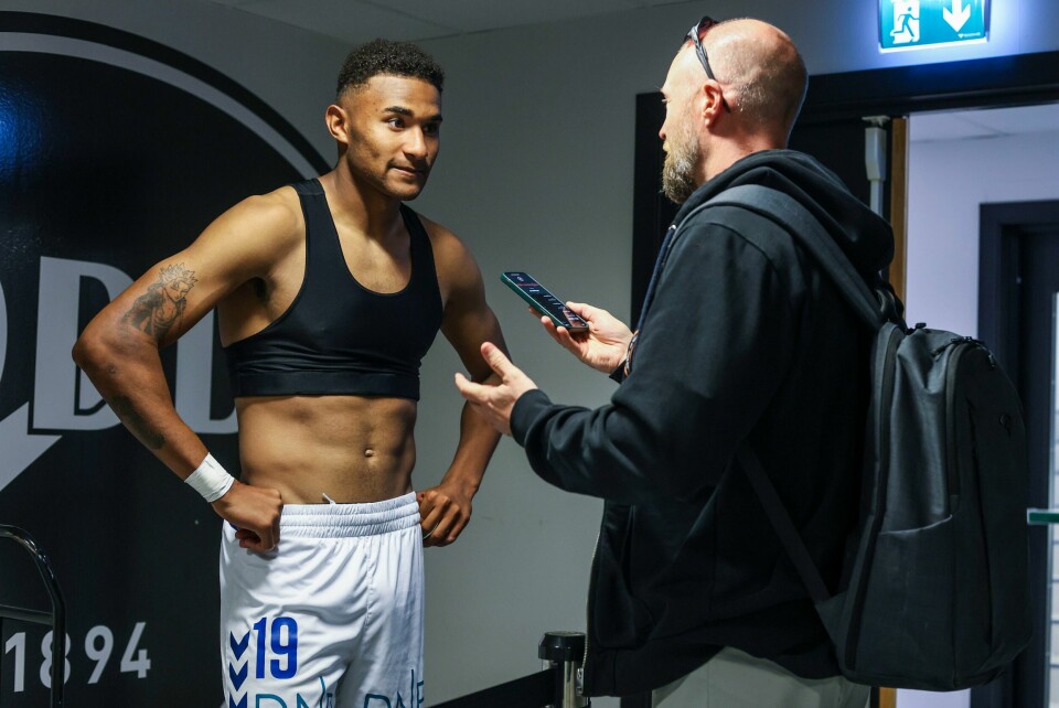 Sarpsborg 08s Henrik Meister har fått tillatelse til å besøke en klubb onsdag Sarpsborg 08s Henrik Meister har fått tillatelse til å besøke en klubb onsdag. Foto: Trond R. Teigen / NTB