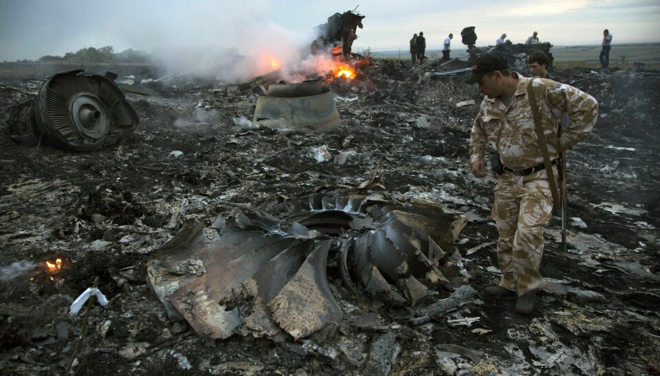 Ingen av de 298 om bord overlevde da et passasjerfly fra Malaysia Airlines ble skutt ned med en rakett over Øst-Ukraina 17. juli 2014. Ingen av de 298 om bord overlevde da et passasjerfly fra Malaysia Airlines ble skutt ned med en rakett over Øst-Ukraina 17. juli 2014. Arkivfoto: Dmitrij Lovetskij / AP / NTB