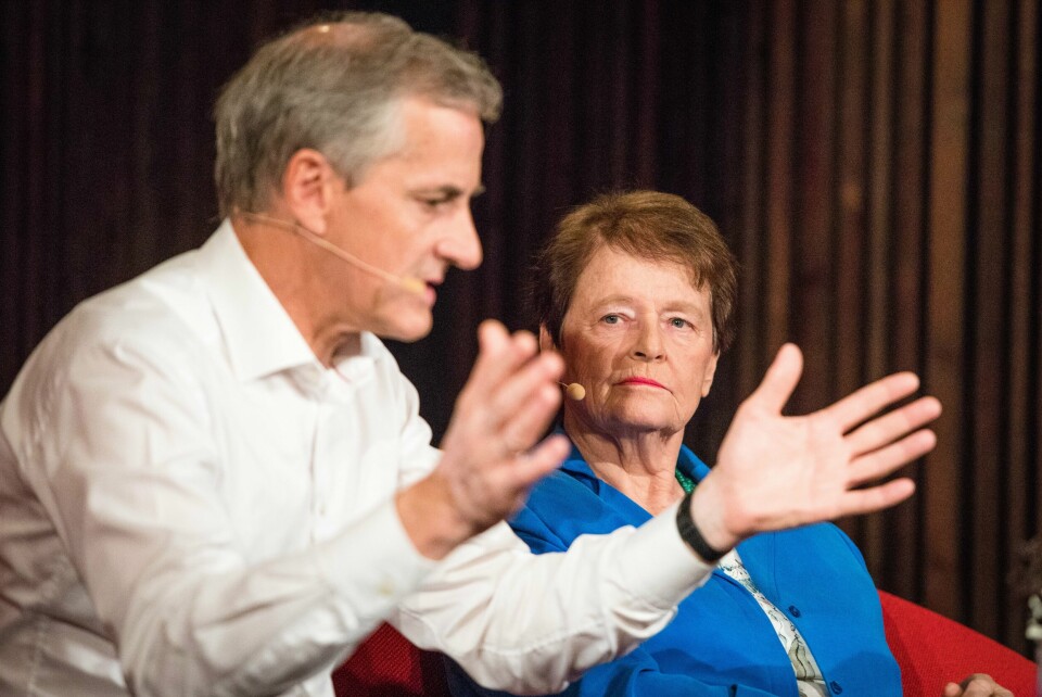 Jonas Gahr Støre burde lytte mer til tidligere statsminister Gro Harlem Brundtland, skriver vår kommentator. .