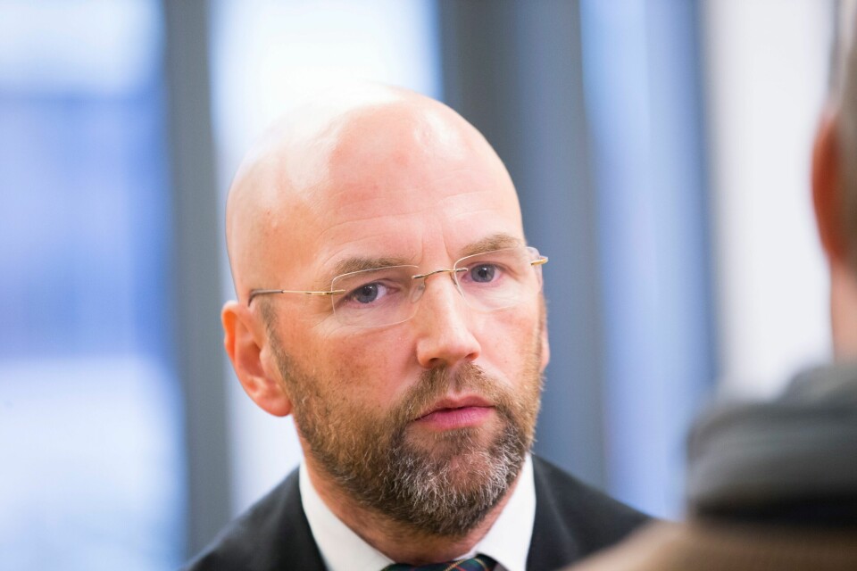 OSLO 20151030.Forsvarer Brynjar Meling under domsavsigelsen i Krekar saken i Oslo tingrett.Aktor har lagt ned påstand om to års fengsel for mulla Krekar. Krekar står tiltalt for trusler og oppfordring til en straffbar handling under et NRK-intervju i vinter.Foto: Berit Roald / NTB Advokat Brynjar Meling mener det er et godt tegn at sakene har sluppet inn i Gulating lagmannsrett. Arkivfoto: Berit Roald / NTB