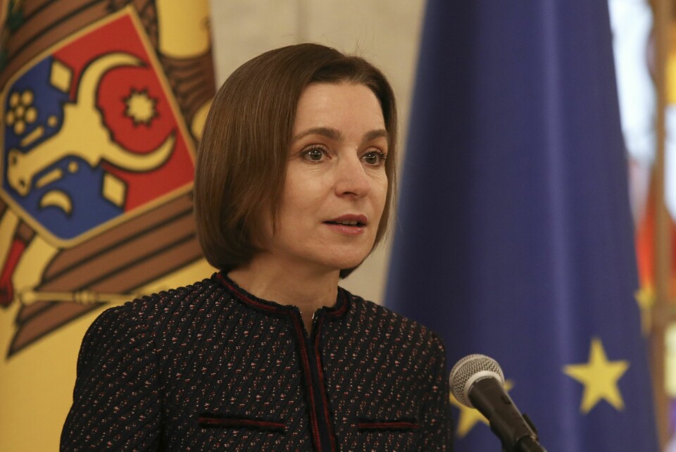 President Maia Sandu anklager Russland for å ha planlagt et kupp for å styrte den Europa-orienterte regjeringen i Moldova. President Maia Sandu anklager Russland for å ha planlagt et kupp for å styrte den Europa-orienterte regjeringen i Moldova. Arkivfoto: Aurel Obreja / AP / NTB