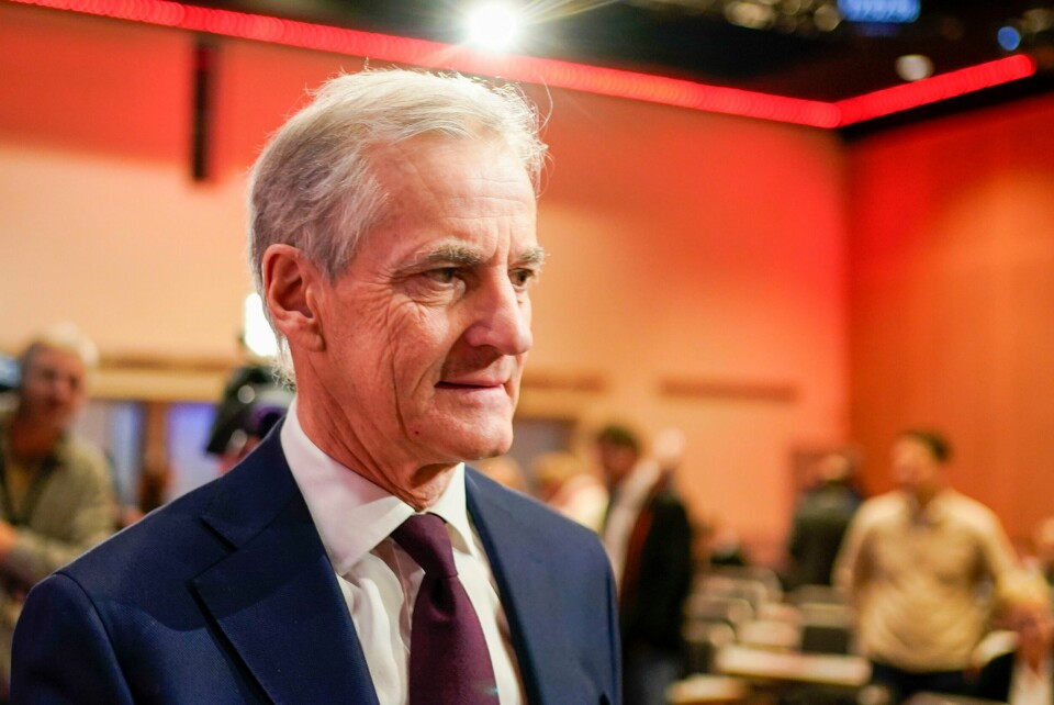 Partileder og statsminister Jonas Gahr Støre før landsstyremøtet til Arbeiderpartiet i Oslo tirsdag. Partileiar og statsminister Jonas Gahr Støre før landsstyremøtet til Arbeidarpartiet i Oslo tysdag.Foto: Terje Pedersen / NTB / NPK