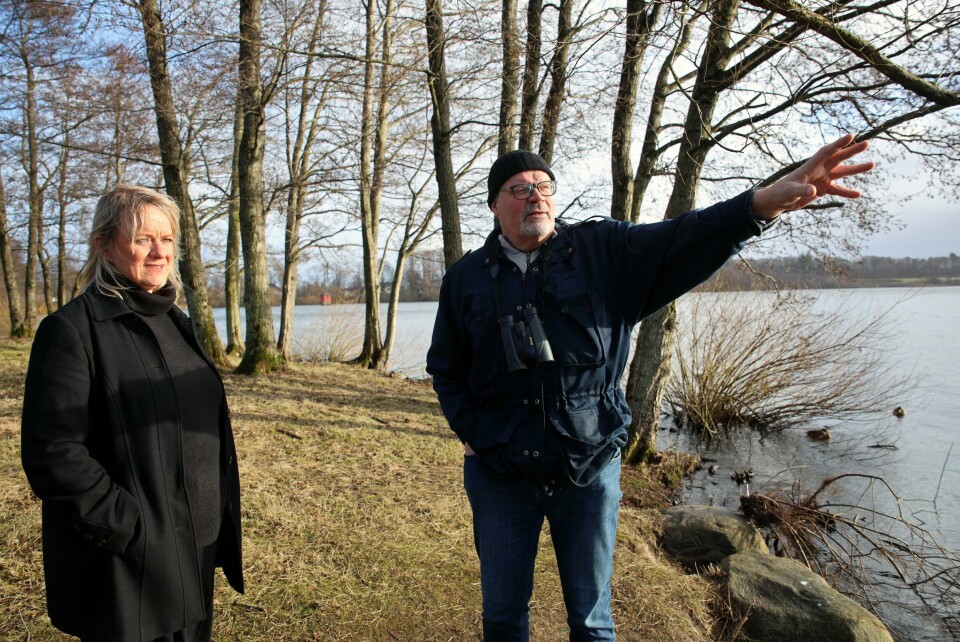 Cille Ihle (H) og Erik Thoring, daglig leder i Naturvernforbundet Rogaland, i Texaslunden ved Mosvatnet, der et flertall i formannskapet har vedtatt å bygge en familiepark. Nå fraråder er samlet kommunedelsutvalg å starte graving. Cille Ihle (H) og Erik Thoring, daglig leder i Naturvernforbundet Rogaland, i Texaslunden ved Mosvatnet, der et flertall i formannskapet har vedtatt å bygge en familiepark. Nå fraråder er samlet kommunedelsutvalg å starte graving.